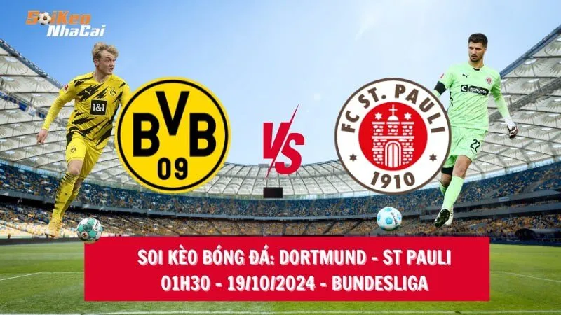 Soi kèo nhà cái Dortmund vs St Pauli - 01h30 - 19/10/2024 - Bundesliga