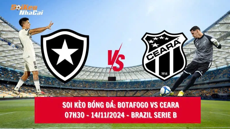 Soi kèo nhà cái Botafogo vs Ceara – 07h30 – 14/11/2024 – Brazil Serie B