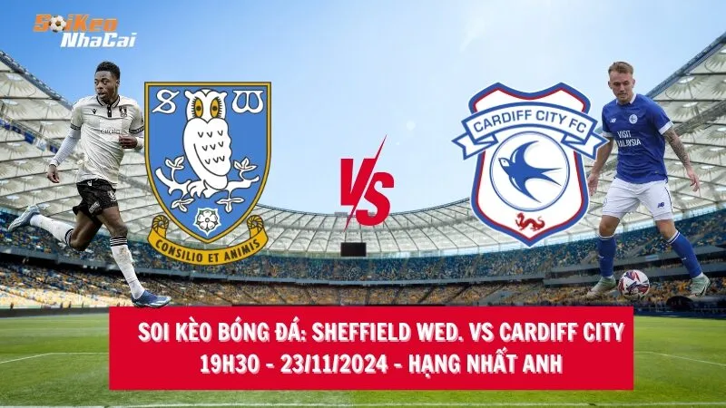 Soi kèo nhà cái Sheffield Wed. vs Cardiff City - 19h30 - 23/11/2024 - Hạng nhất Anh